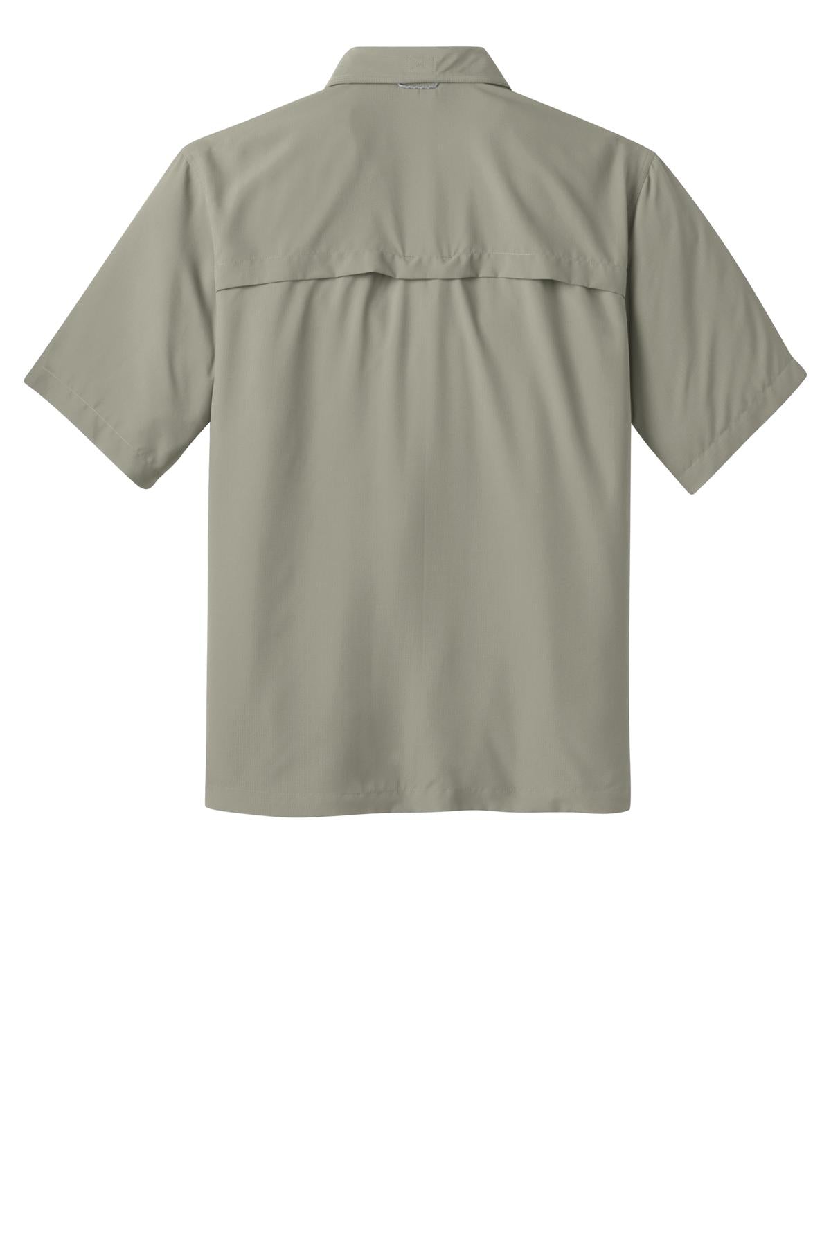 Eddie Bauer Short Sleeve Performance Fishing Shirt - Driftwood