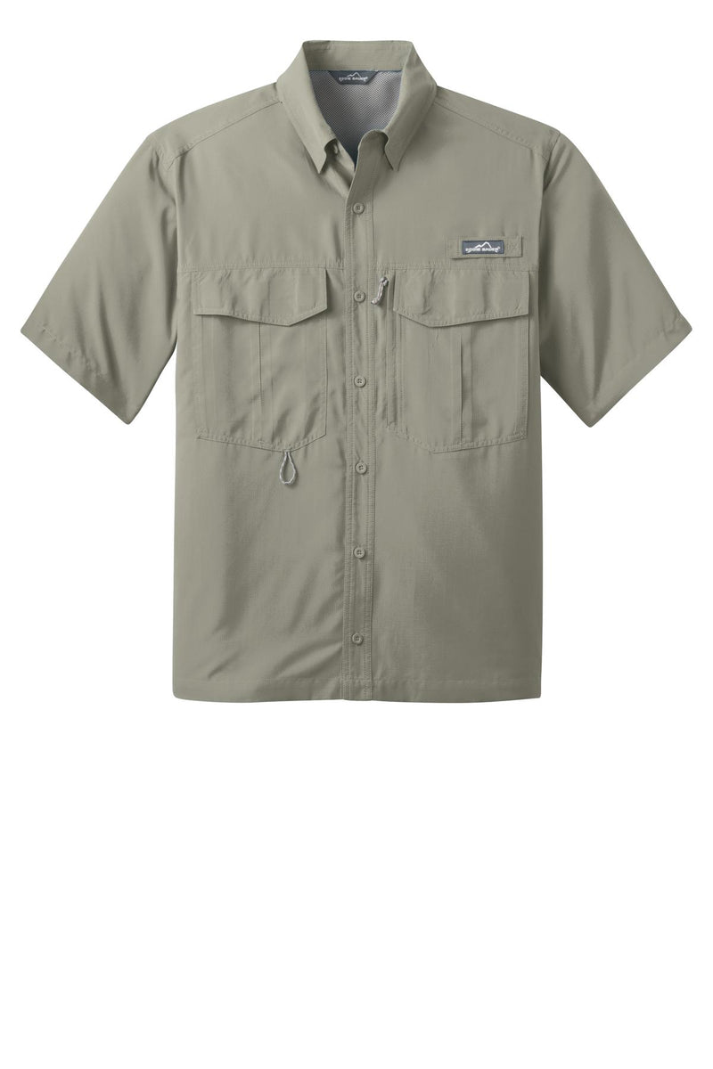 Eddie Bauer Short Sleeve Performance Fishing Shirt - Driftwood