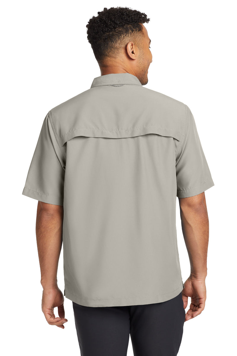 Eddie Bauer Short Sleeve Performance Fishing Shirt - Driftwood