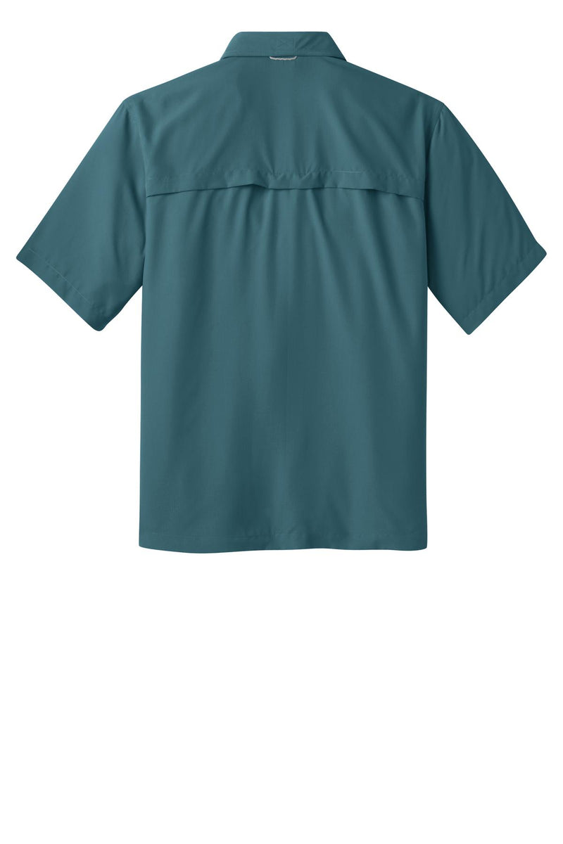 Eddie Bauer Short Sleeve Performance Fishing Shirt - Gulf Teal