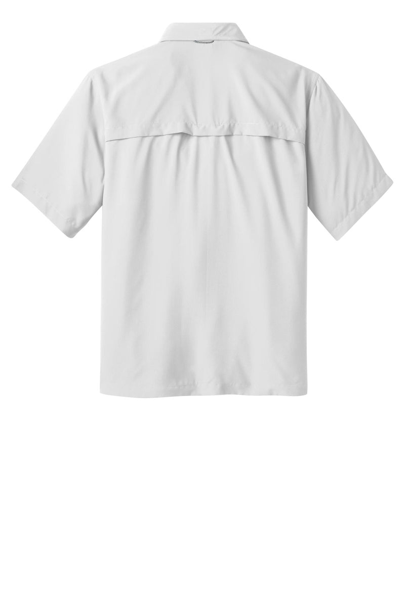 Eddie Bauer Short Sleeve Performance Fishing Shirt - White