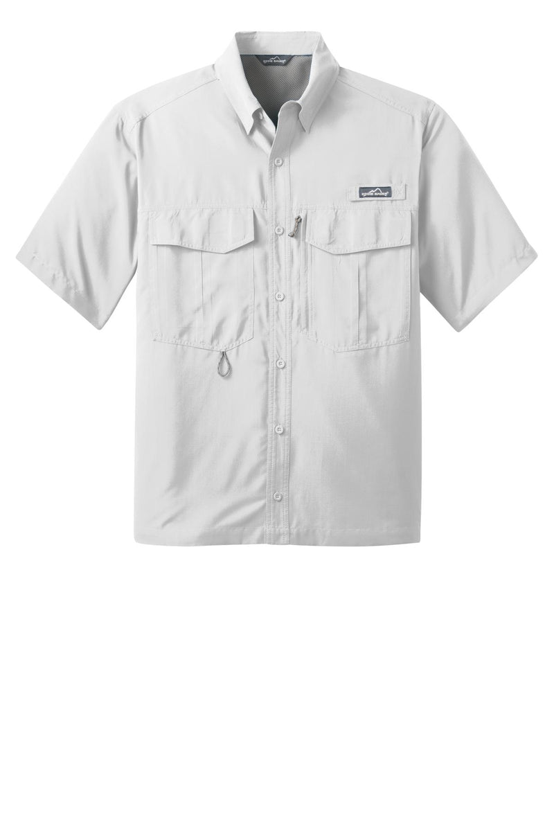 Eddie Bauer Short Sleeve Performance Fishing Shirt - White