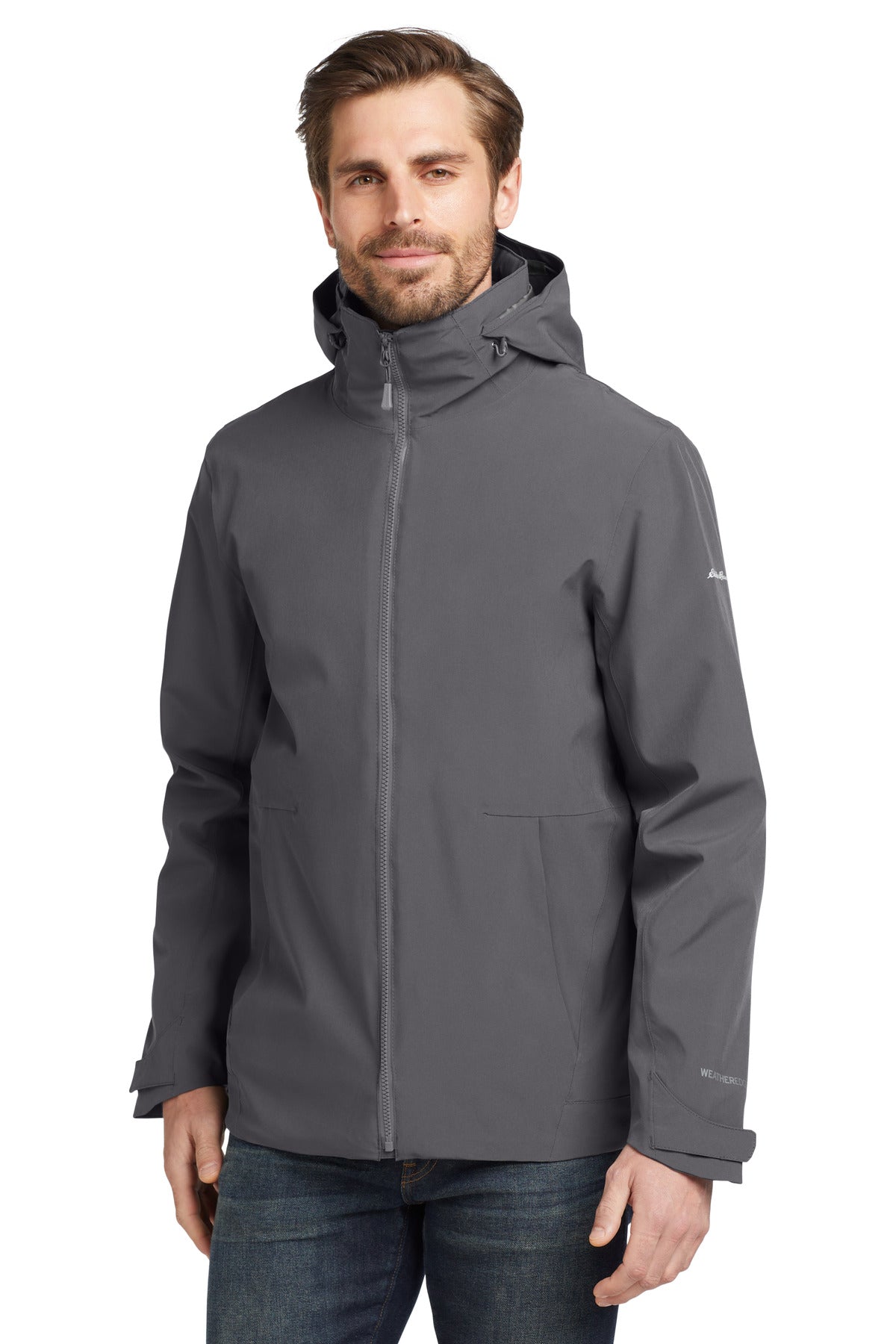 Eddie Bauer WeatherEdge 3-in-1 Jacket - Grey Steel/ Metal Grey