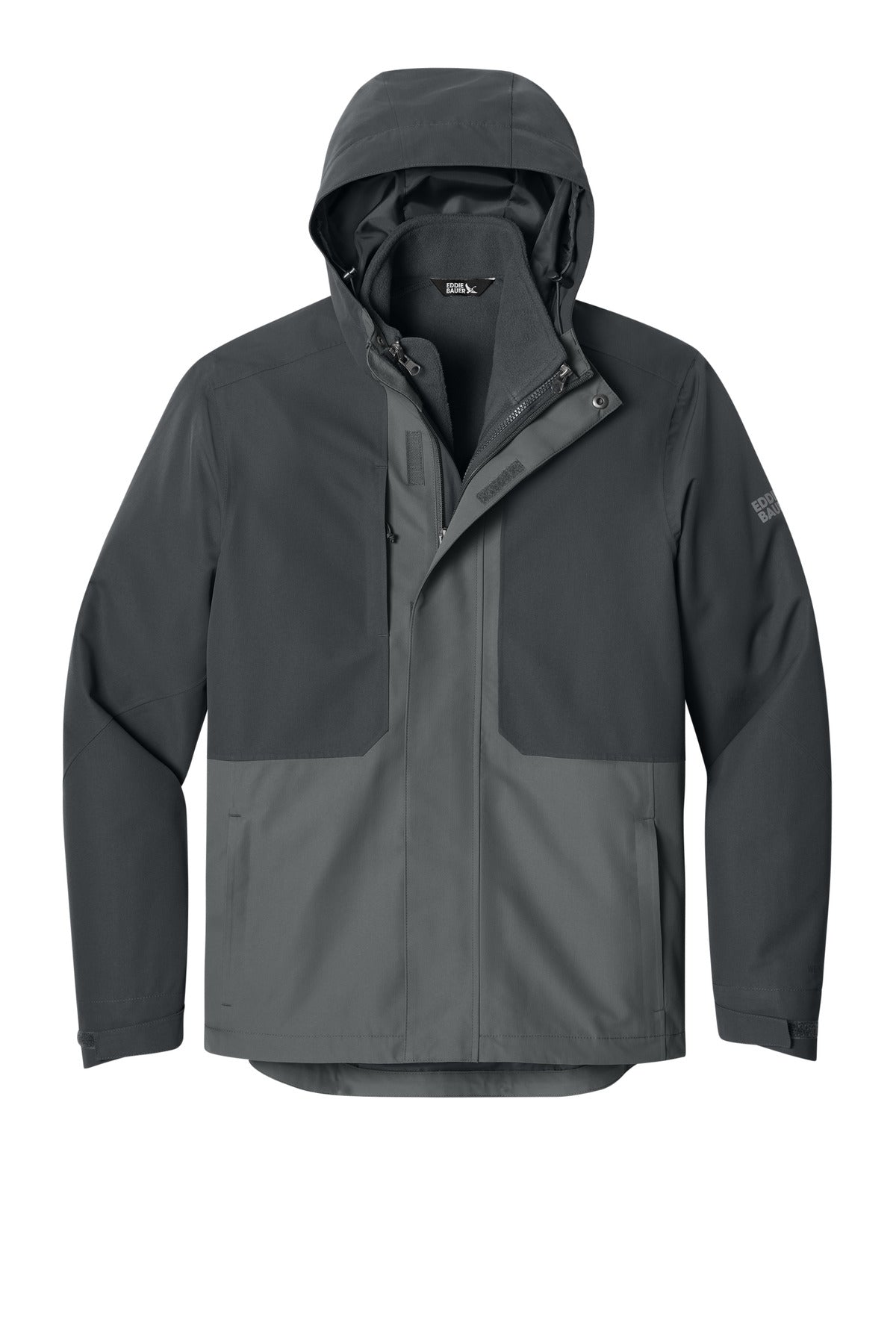Eddie Bauer WeatherEdge Ridge 3-in-1 Jacket - Grey Steel/ Metal Grey