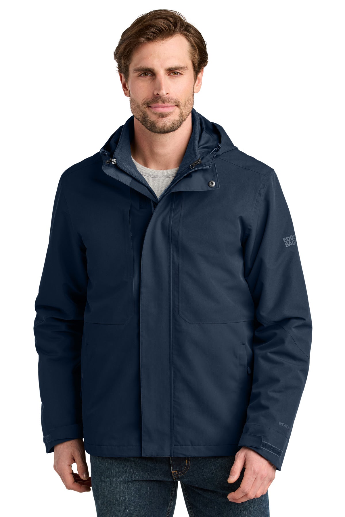 Eddie Bauer WeatherEdge Ridge 3-in-1 Jacket - River Blue Navy