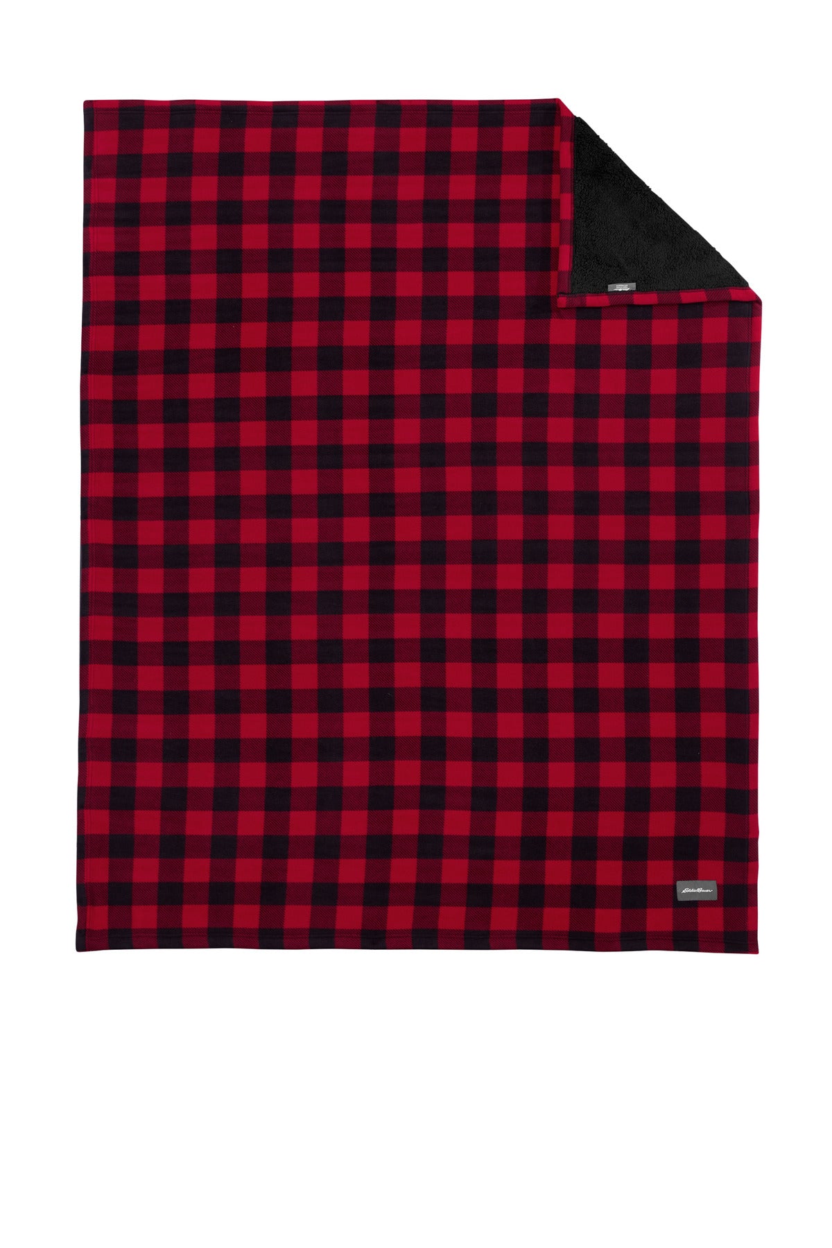 Eddie Bauer Woodland Blanket - Radish/ Black