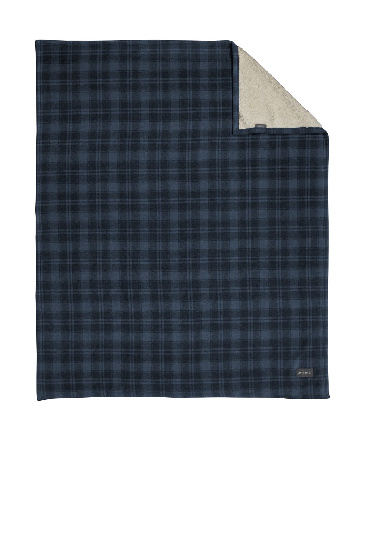 Eddie Bauer Woodland Blanket - River Blue Navy/ Bone