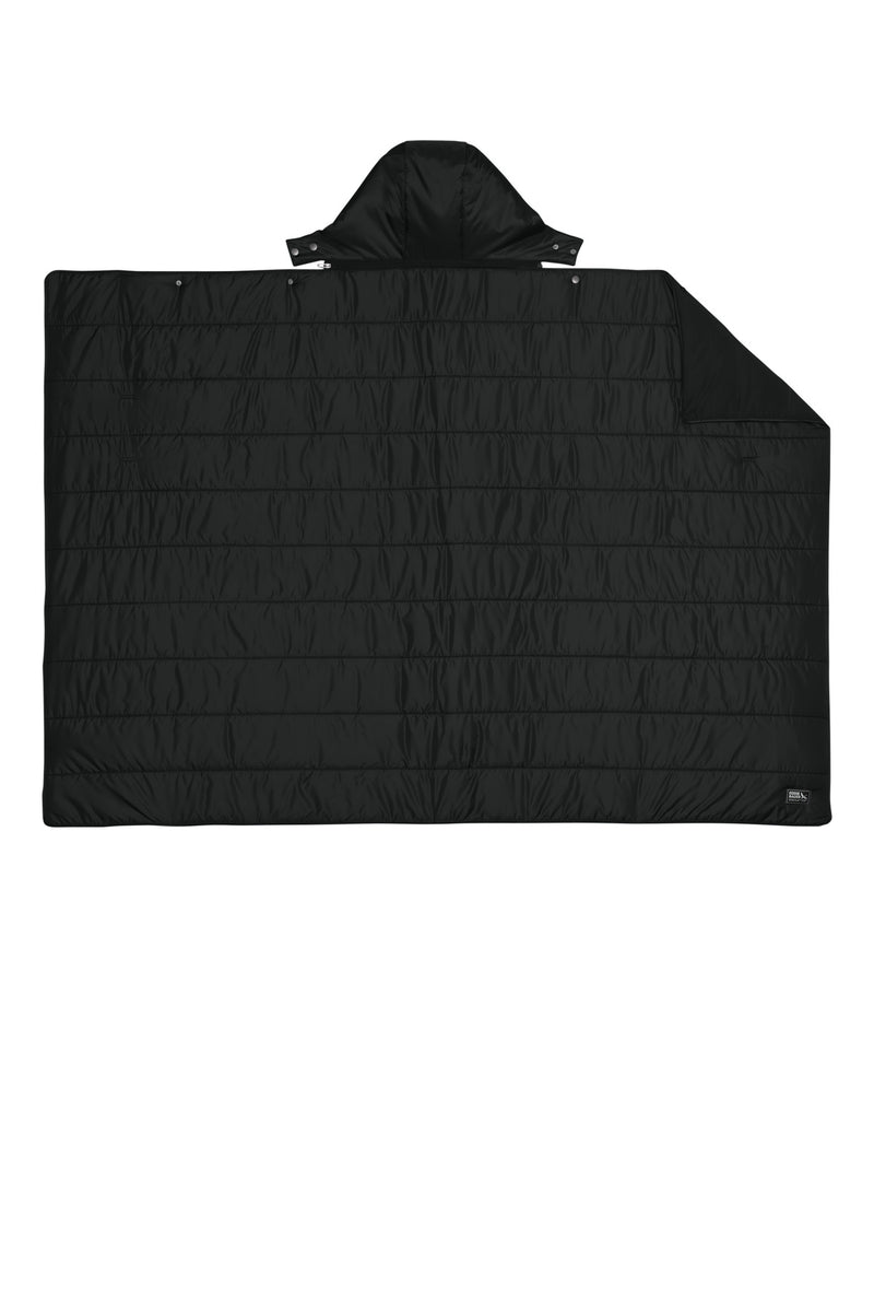 Eddie Bauer Puffy Camp Poncho - Black
