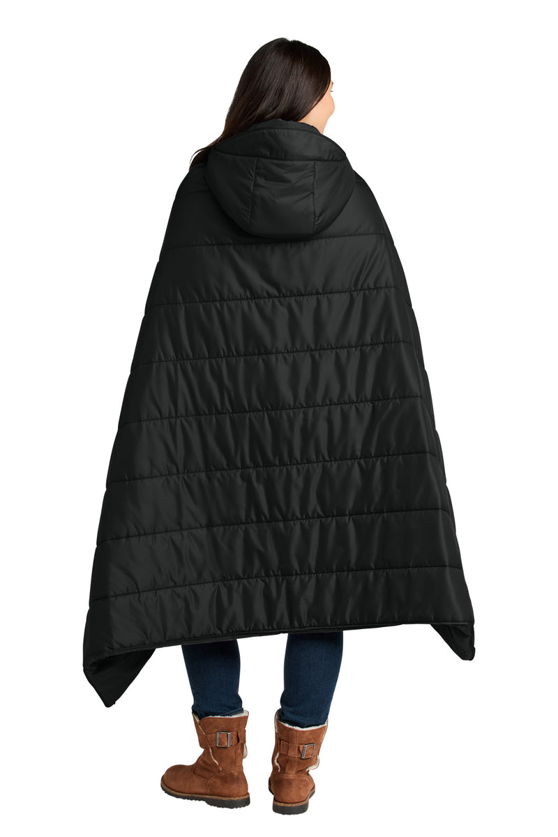 Eddie Bauer Puffy Camp Poncho - Black