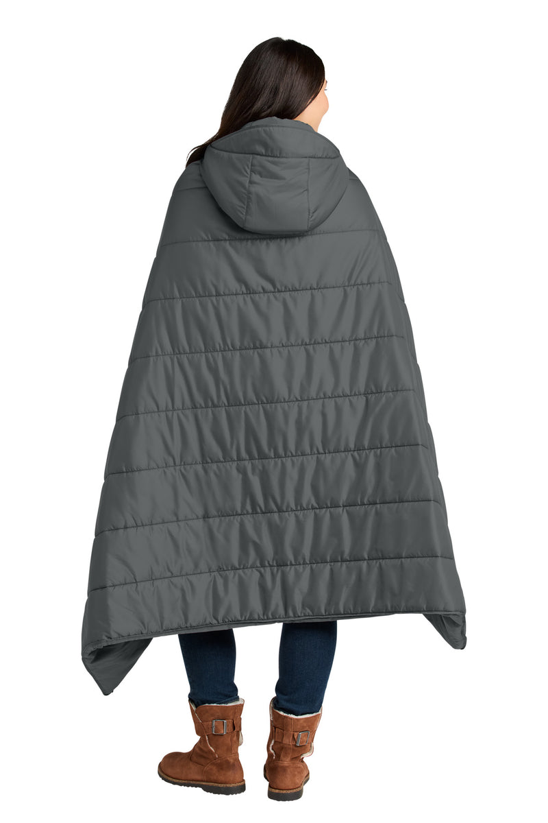 Eddie Bauer Puffy Camp Poncho - Metal Grey
