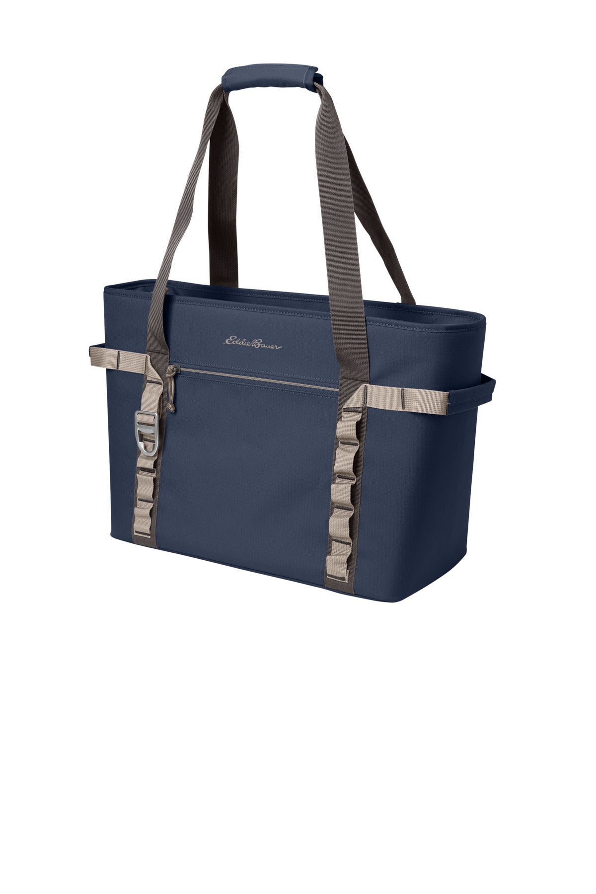 Eddie Bauer Max Cool Tote Cooler - River Blue Navy/ Chrome