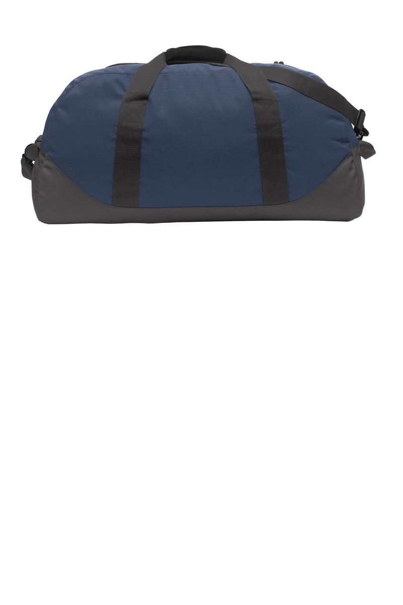 Eddie Bauer Large Ripstop Duffel - Coast Blue/ Grey Steel