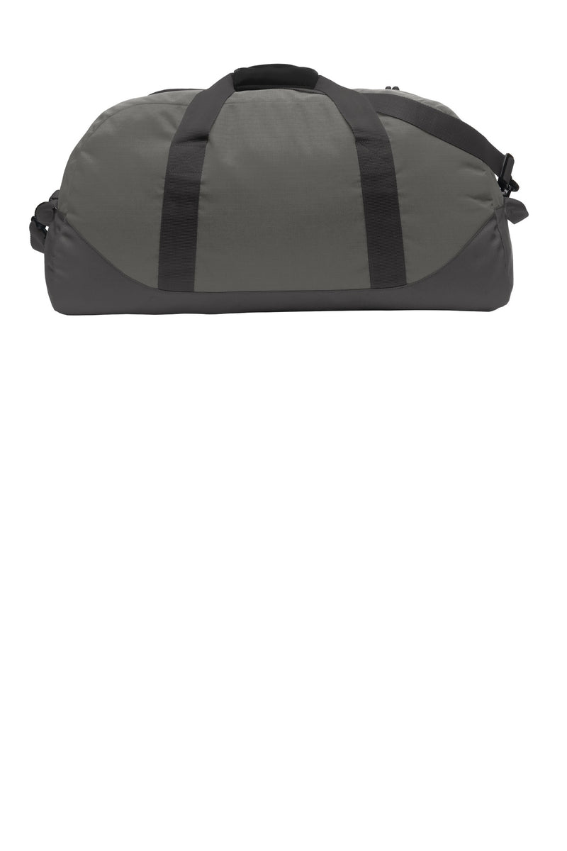 Eddie Bauer Large Ripstop Duffel - Pewter Grey/ Grey Steel