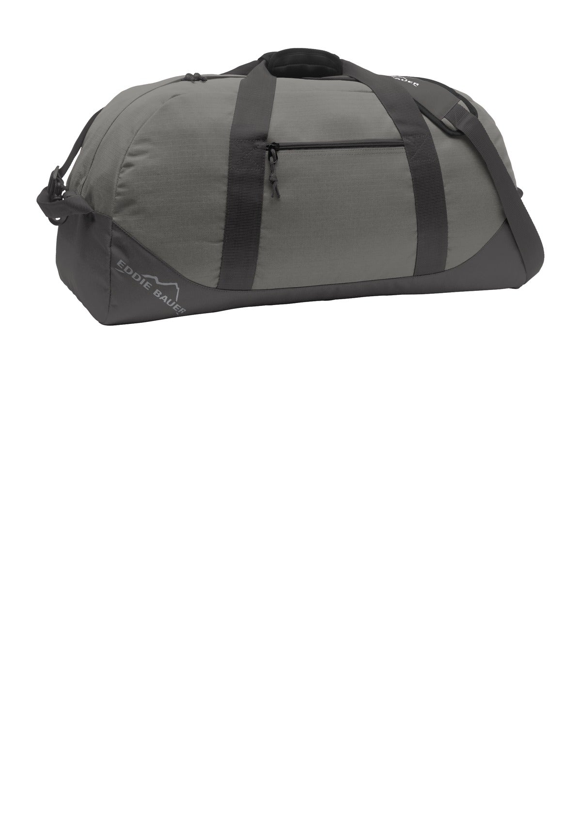 Eddie Bauer Large Ripstop Duffel - Pewter Grey/ Grey Steel