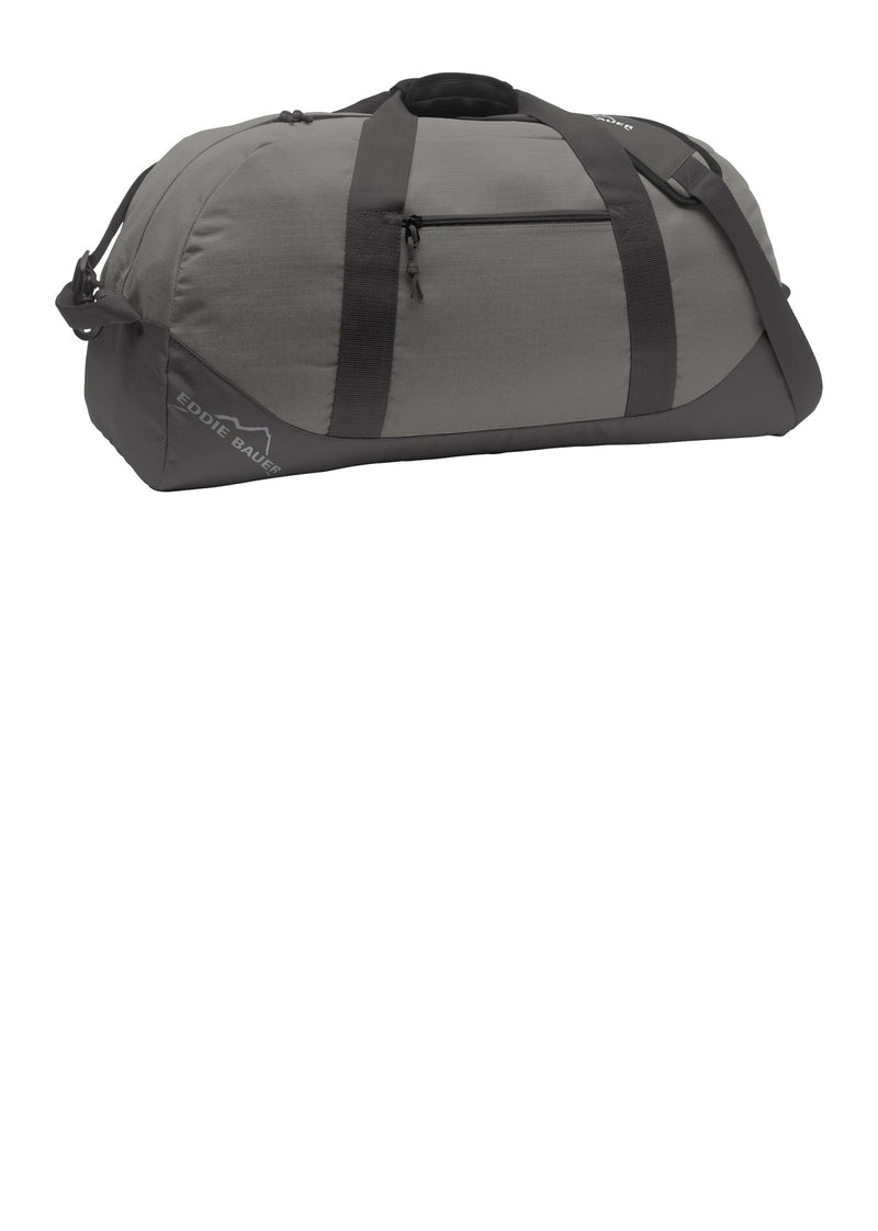 Eddie Bauer Large Ripstop Duffel - Pewter Grey/ Grey Steel
