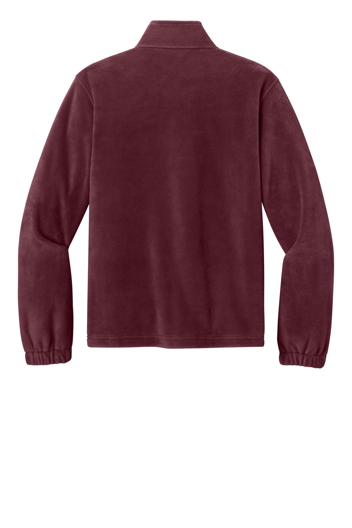 Port Authority Plush Fleece Full-Zip Jacket - Club Burgundy