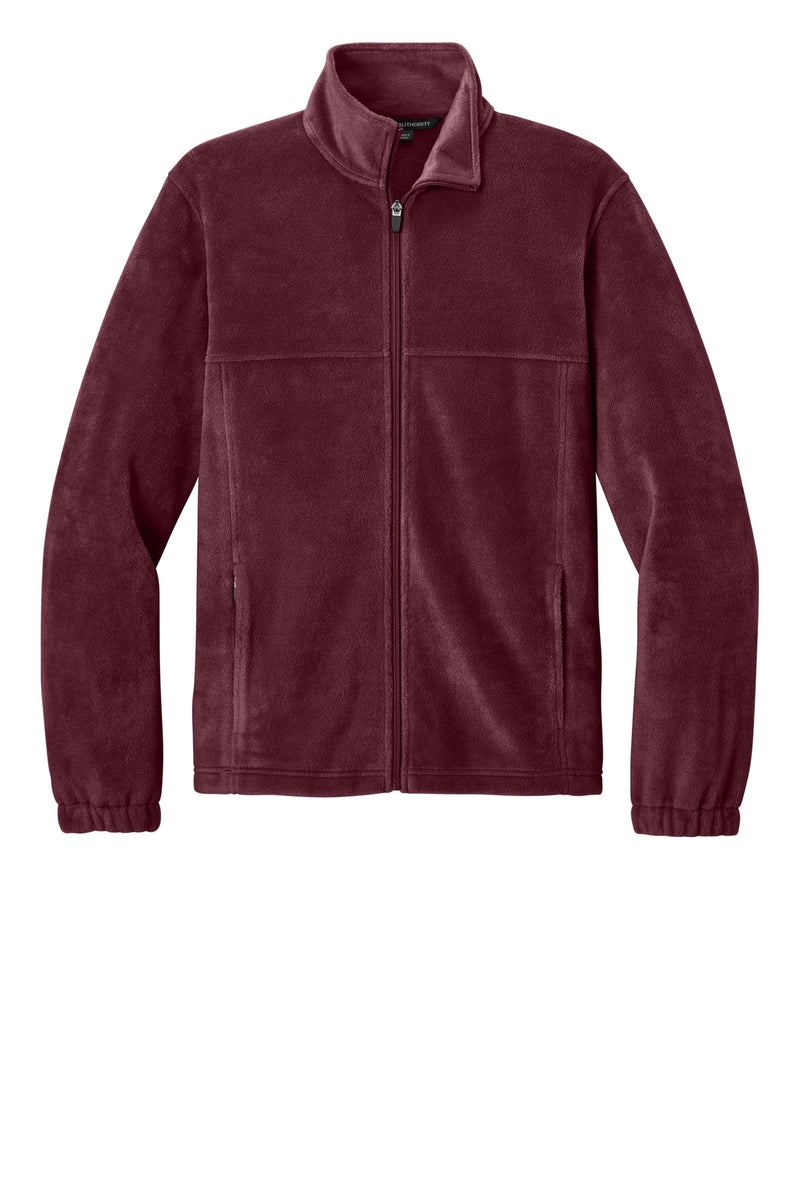 Port Authority Plush Fleece Full-Zip Jacket - Club Burgundy
