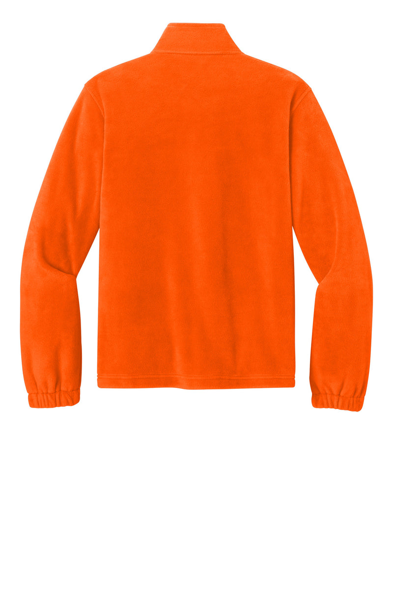 Port Authority Plush Fleece Full-Zip Jacket - S. Orange