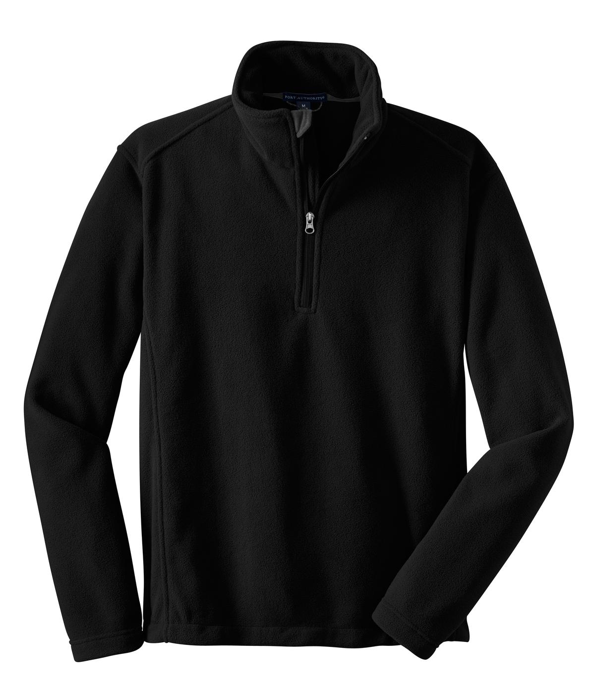 Port Authority Value Fleece 1/4-Zip Pullover — black