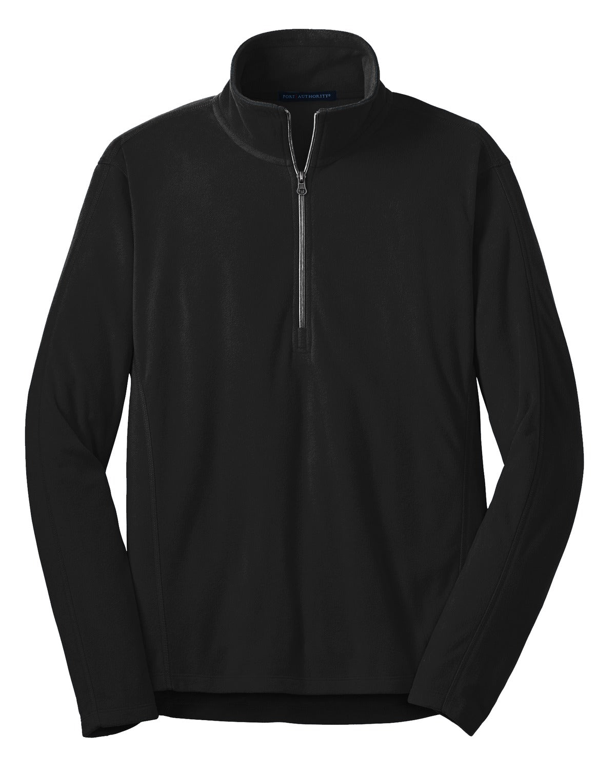Port Authority Microfleece 1/2-Zip Pullover — black