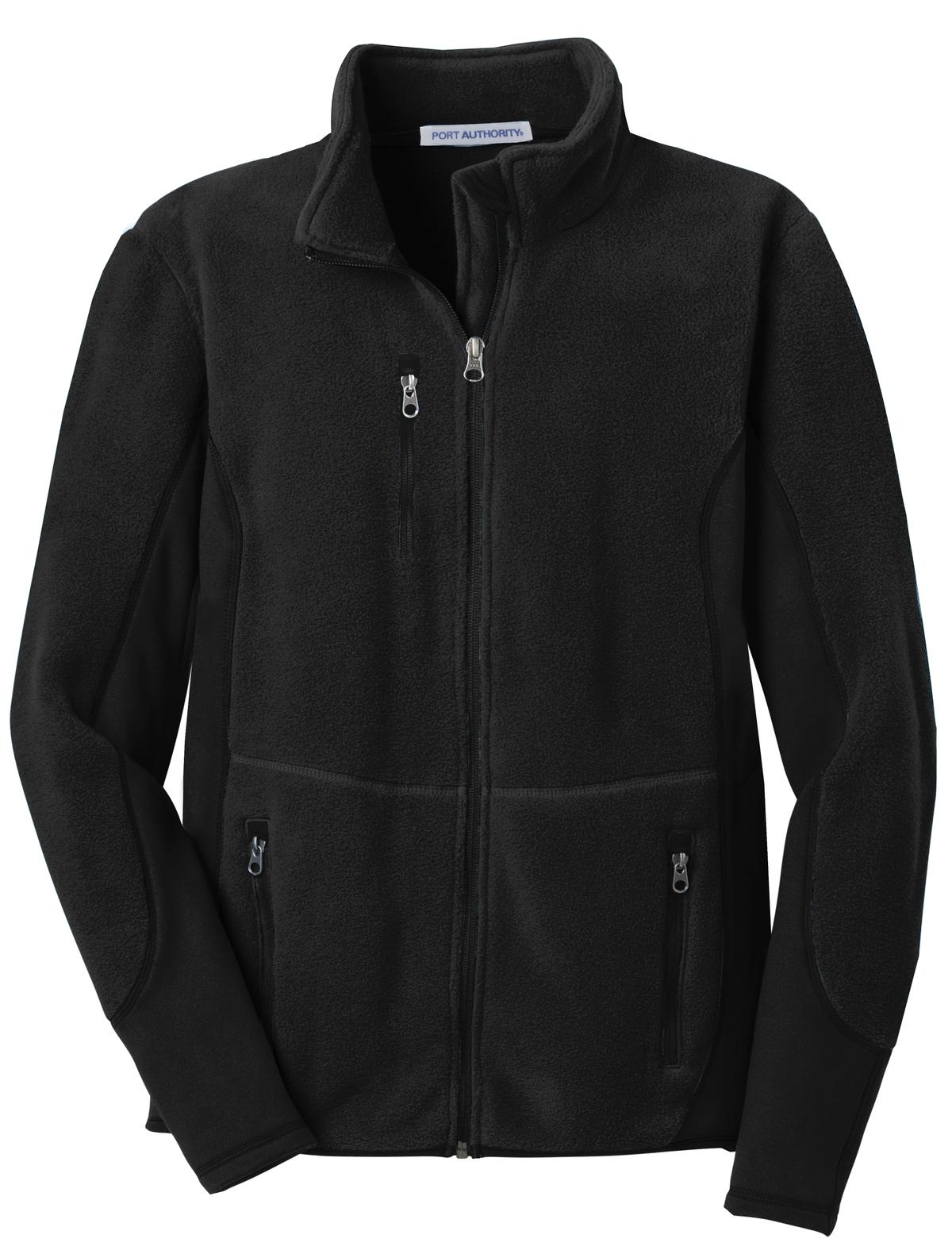 Port Authority R-Tek Pro Fleece Full-Zip Jacket - Black/ Black