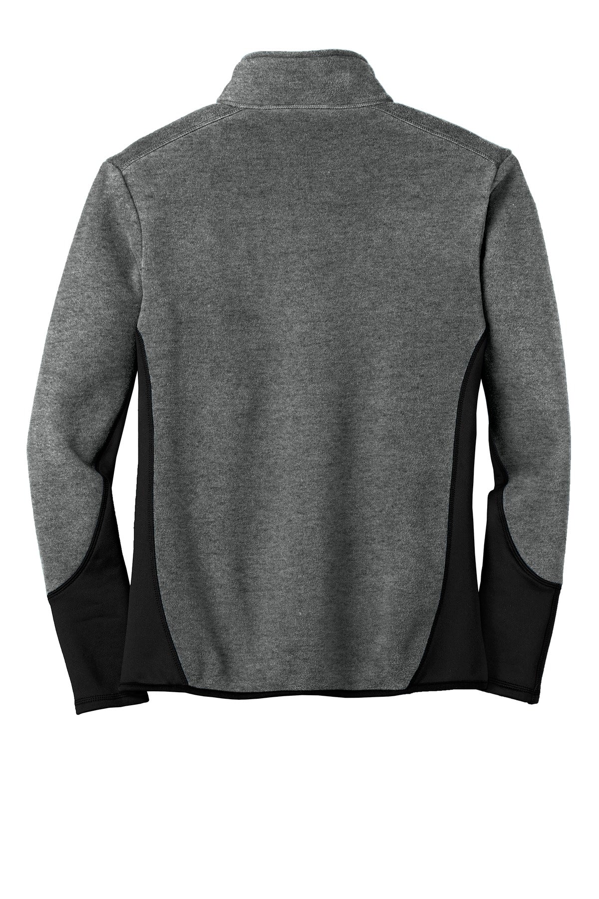Port Authority R-Tek Pro Fleece Full-Zip Jacket - Charcoal Heather/ Black