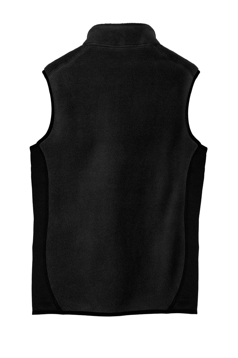 Port Authority R-Tek Pro Fleece Full-Zip Vest - Black/ Black