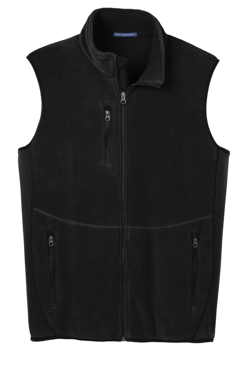 Port Authority R-Tek Pro Fleece Full-Zip Vest - Black/ Black