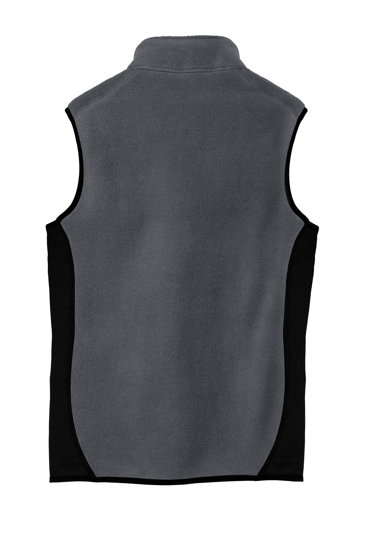 Port Authority R-Tek Pro Fleece Full-Zip Vest - Charcoal Heather/ Black