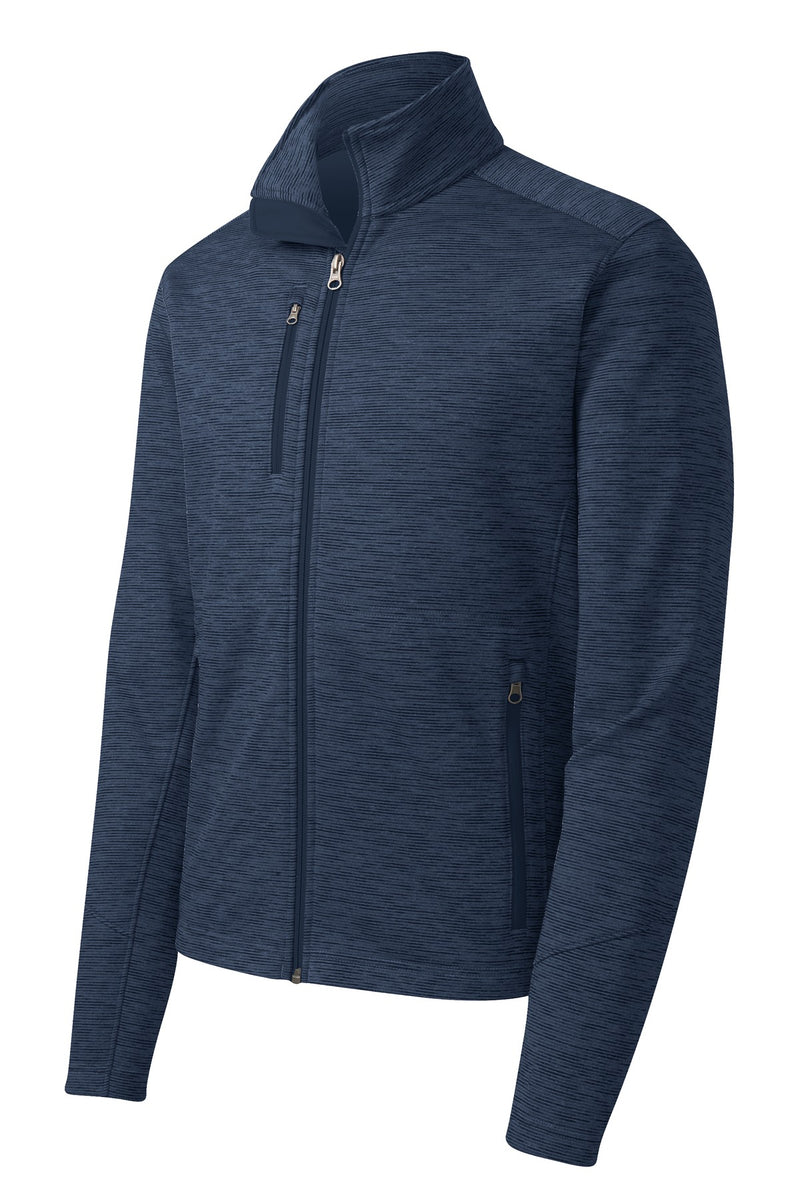 Port Authority Digi Stripe Fleece Jacket - Navy