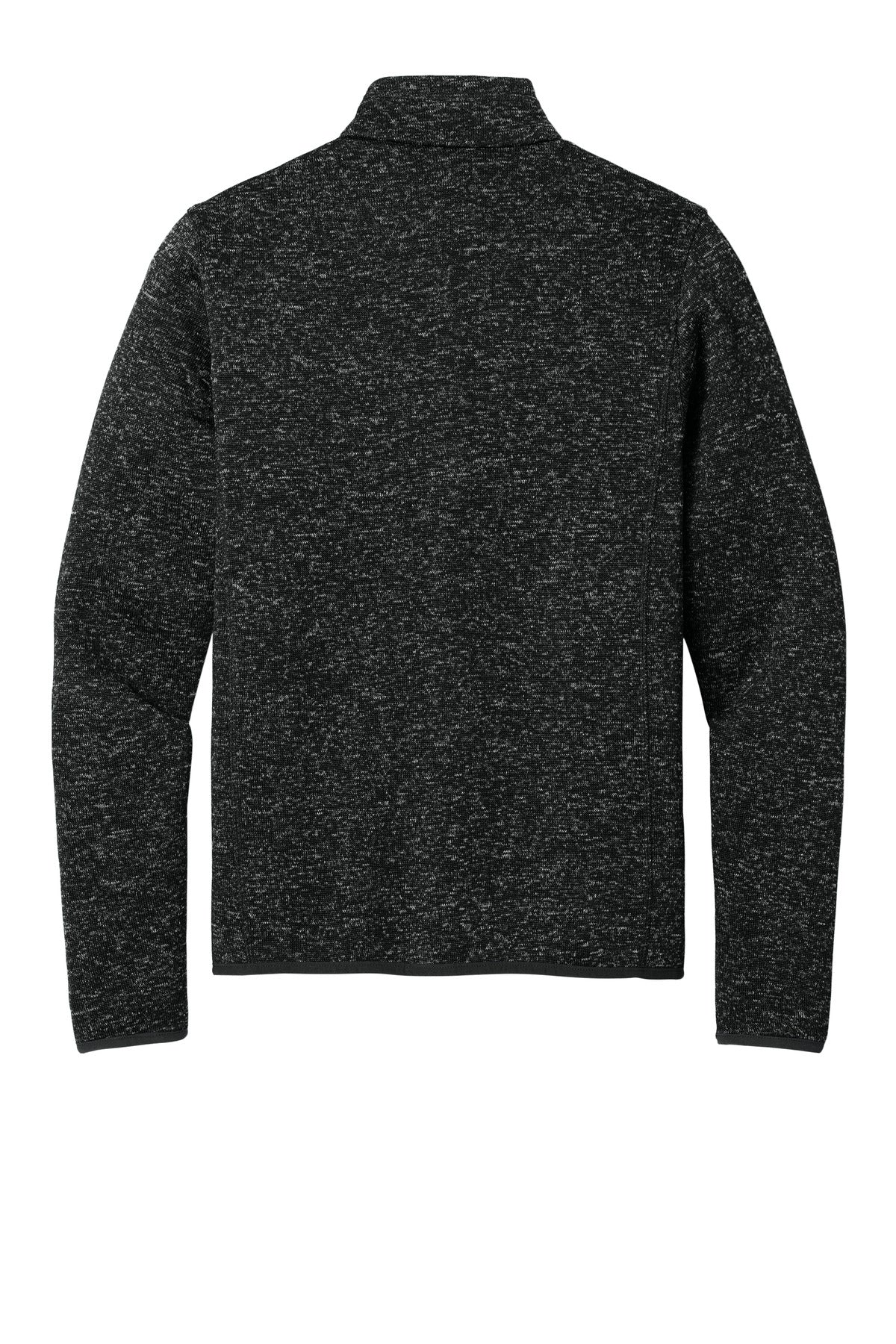 Port Authority Sweater Fleece Jacket - Black Heather