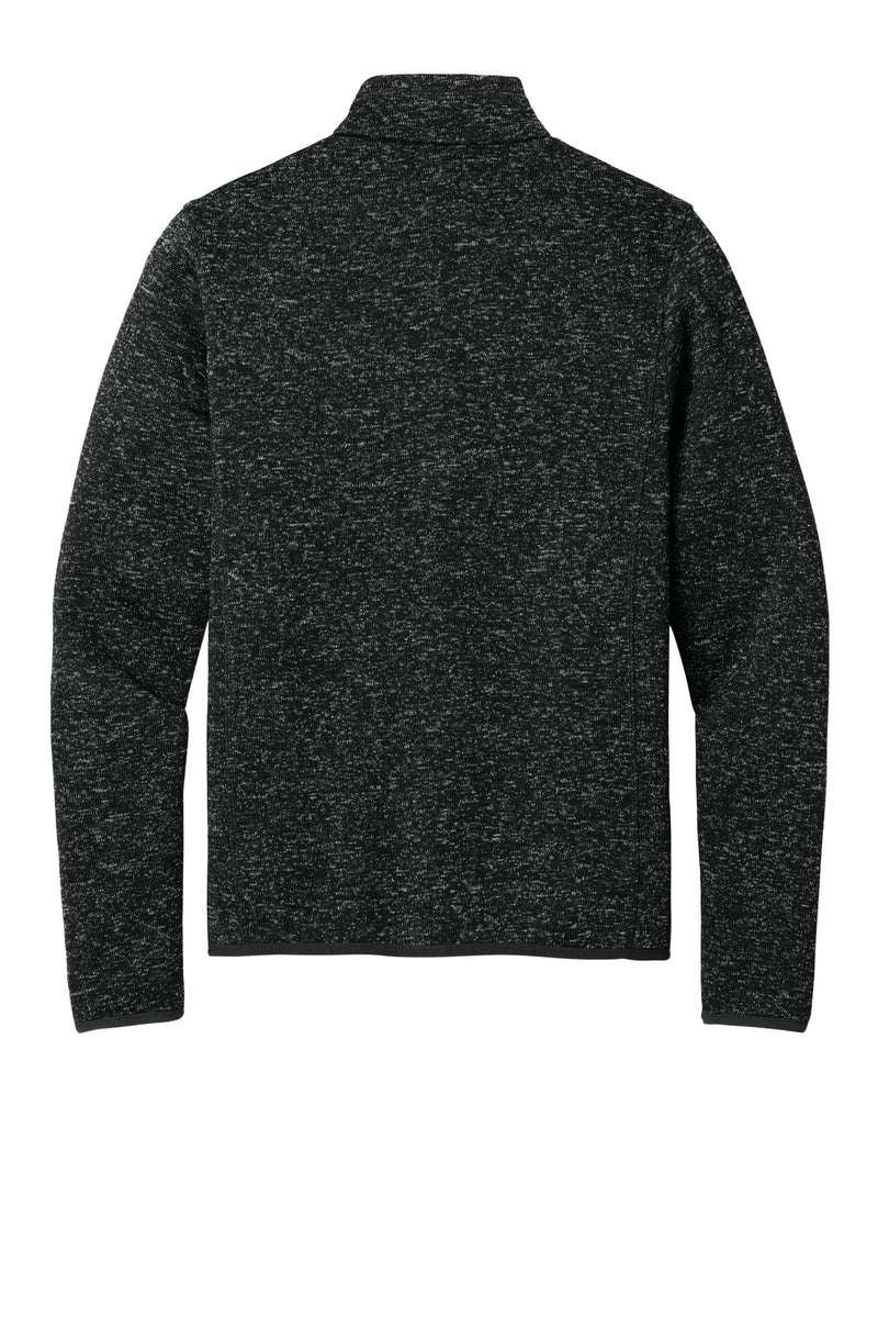 Port Authority Sweater Fleece Jacket - Black Heather