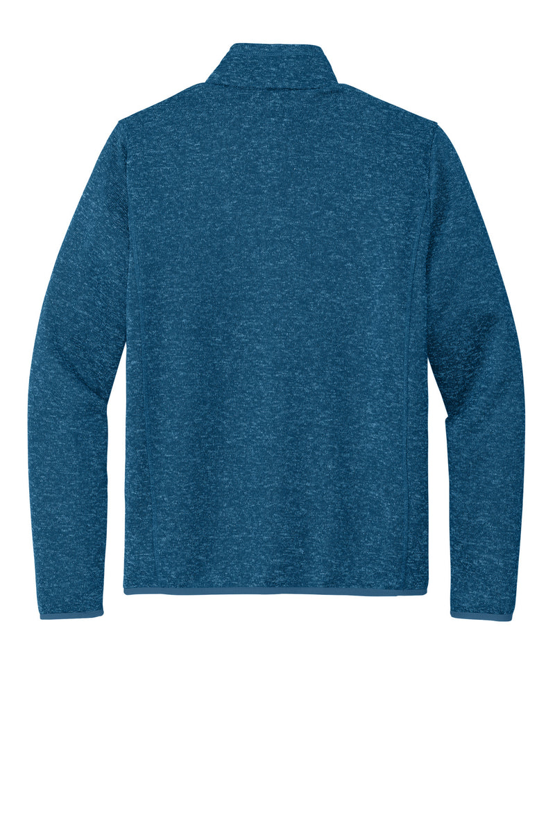 Port Authority Sweater Fleece Jacket - Medium Blue Heather
