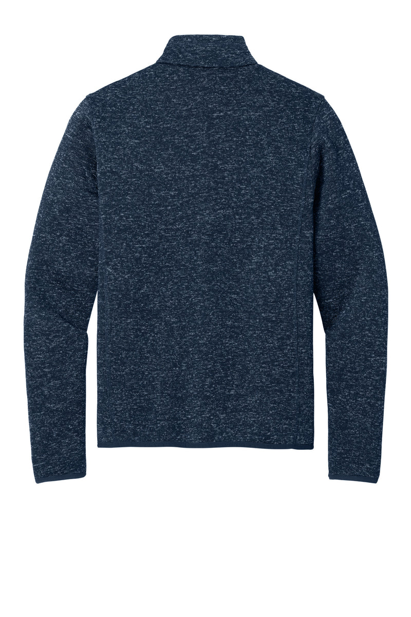 Port Authority Sweater Fleece Jacket - River Blue Navy Heather
