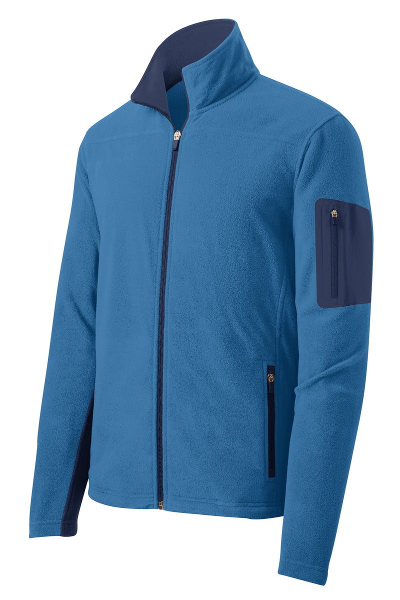 Port Authority Summit Fleece Full-Zip Jacket - Regal Blue/ Dress Blue Navy