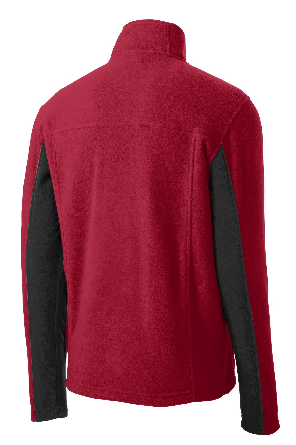 Port Authority Summit Fleece Full-Zip Jacket - Rich Red/ Black