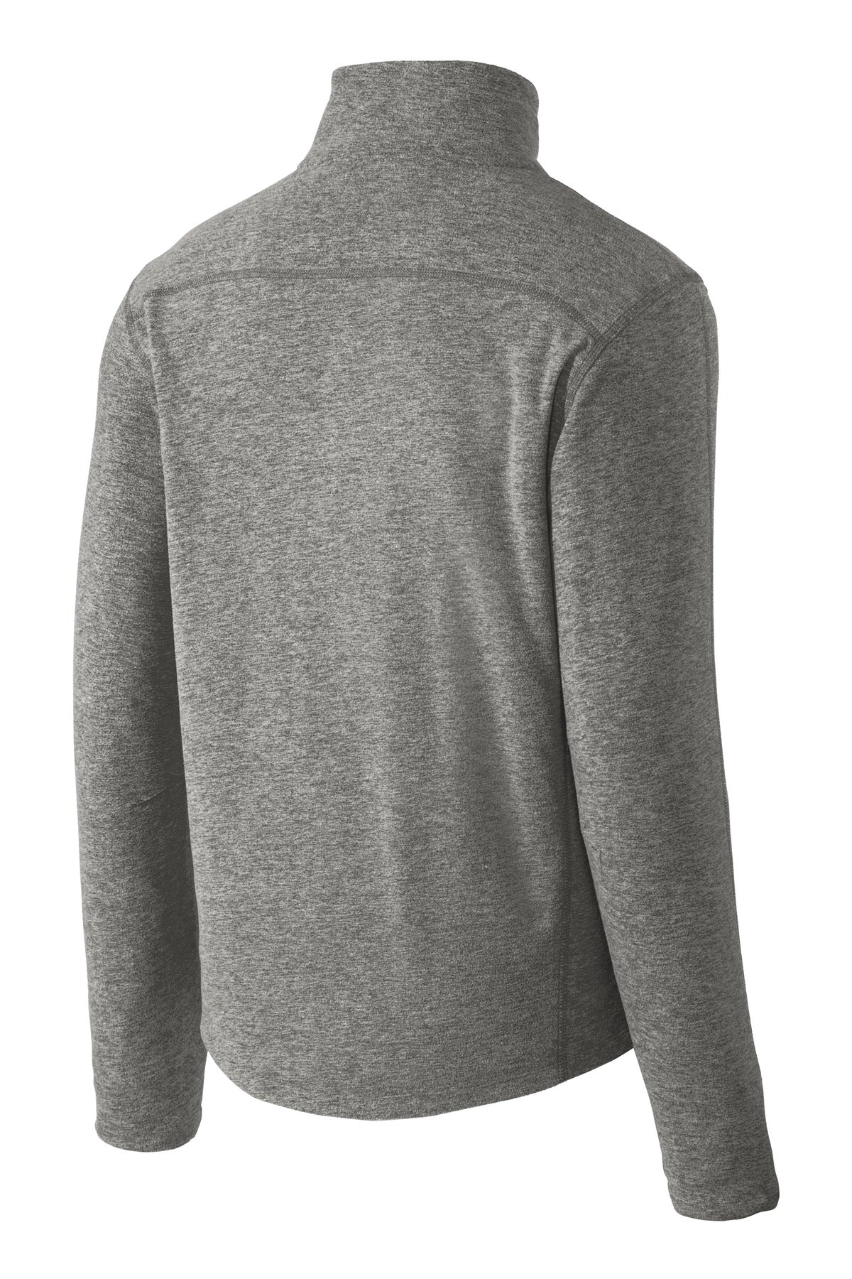 Port Authority Heather Microfleece Full-Zip Jacket - Pearl Grey Heather