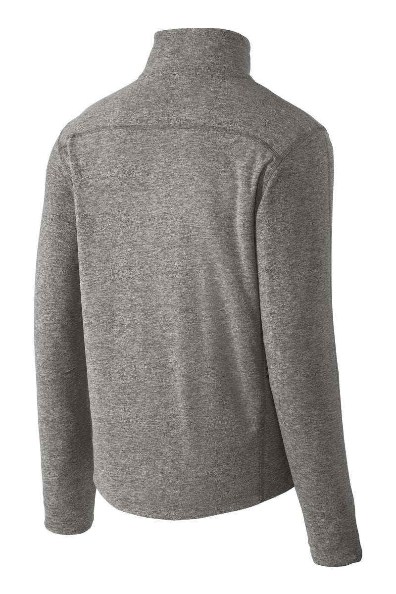 Port Authority Heather Microfleece Full-Zip Jacket - Pearl Grey Heather