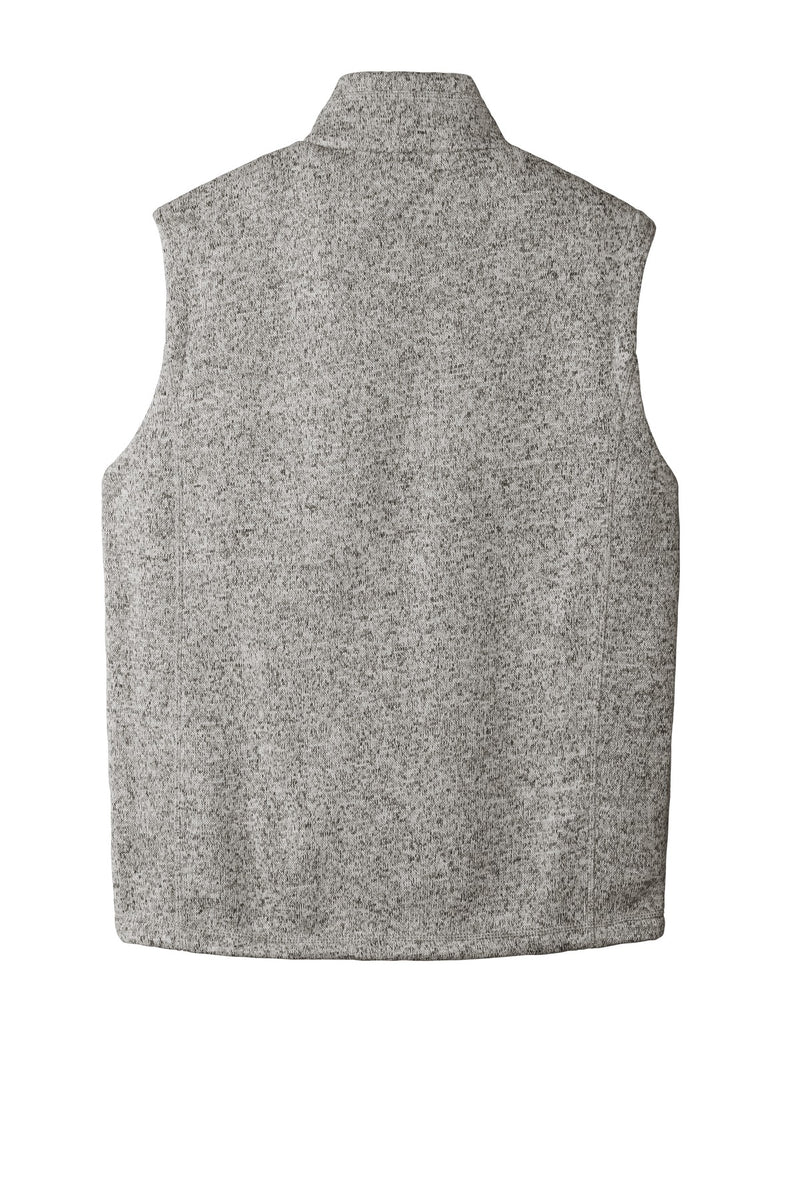 Port Authority  Sweater Fleece Vest - Grey Heather