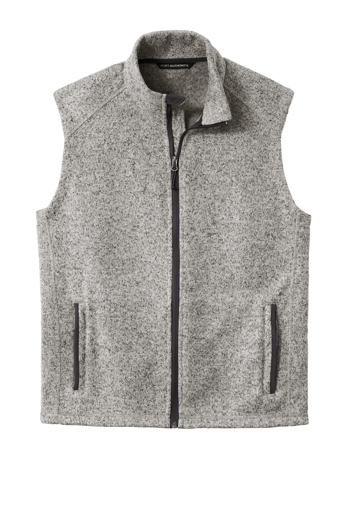Port Authority  Sweater Fleece Vest - Grey Heather