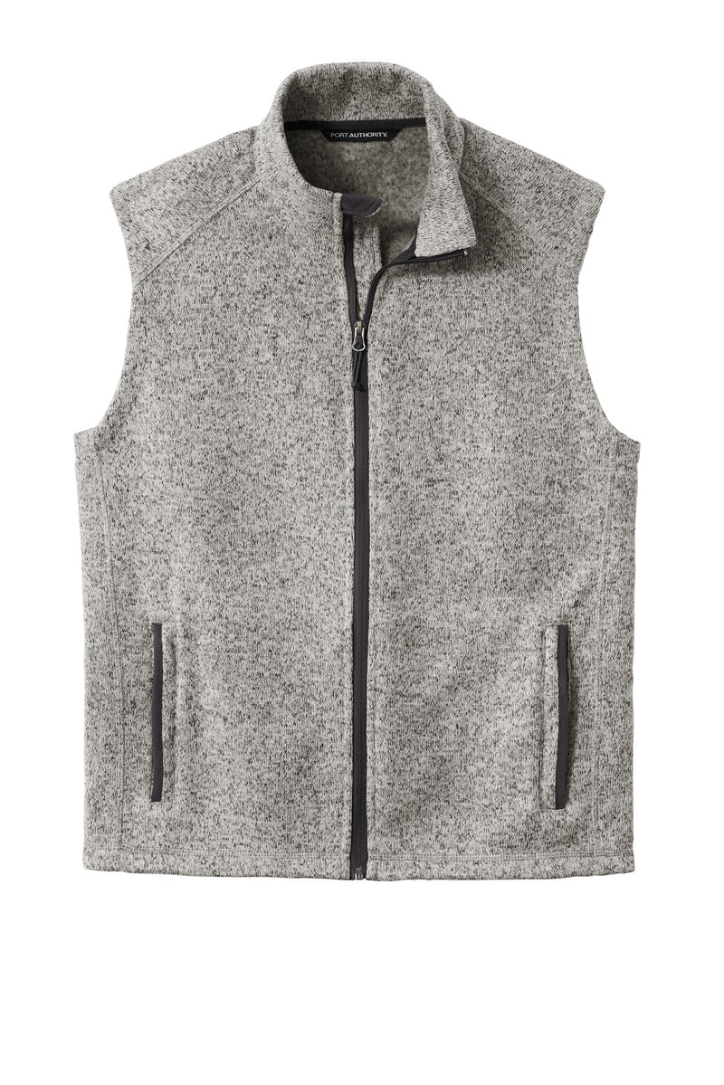 Port Authority  Sweater Fleece Vest - Grey Heather