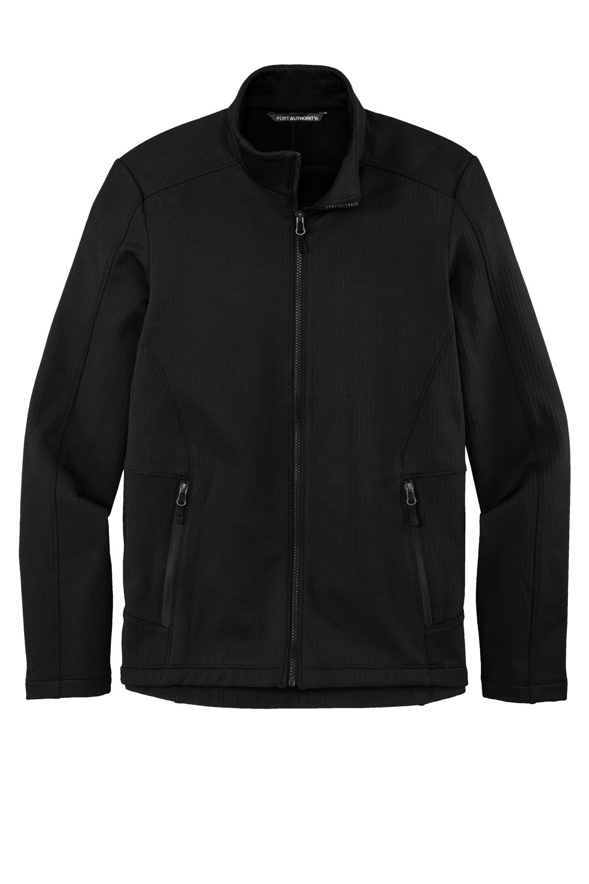 Port Authority  Grid Fleece Jacket - Deep Black