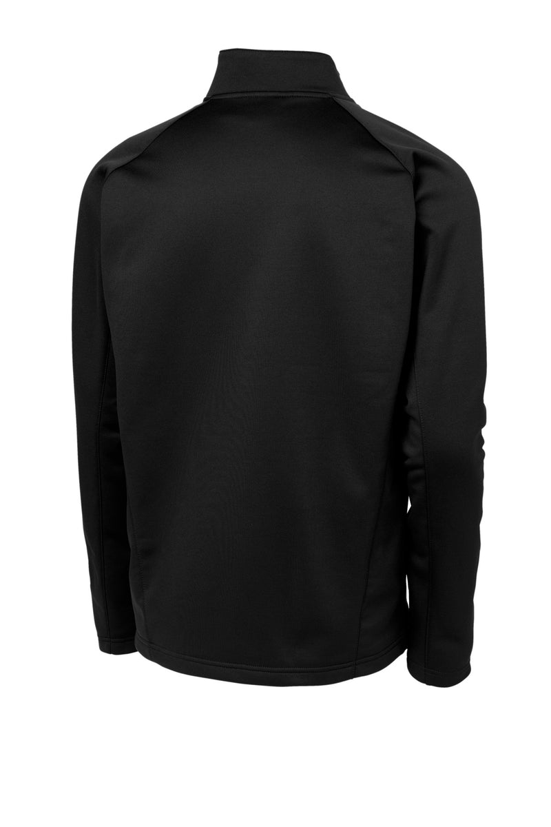 Sport-Tek Sport-Wick Fleece 1/4-Zip Pullover - Black/ Silver