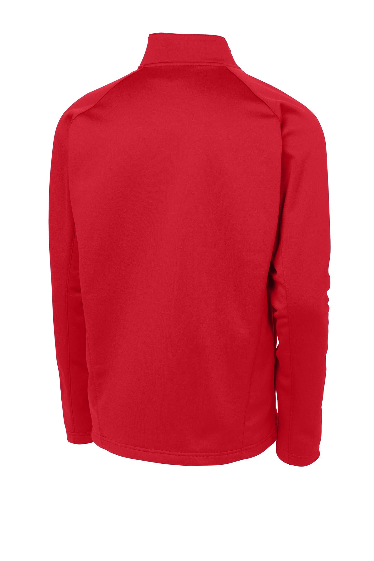 Sport-Tek Sport-Wick Fleece 1/4-Zip Pullover - Deep Red/ Silver