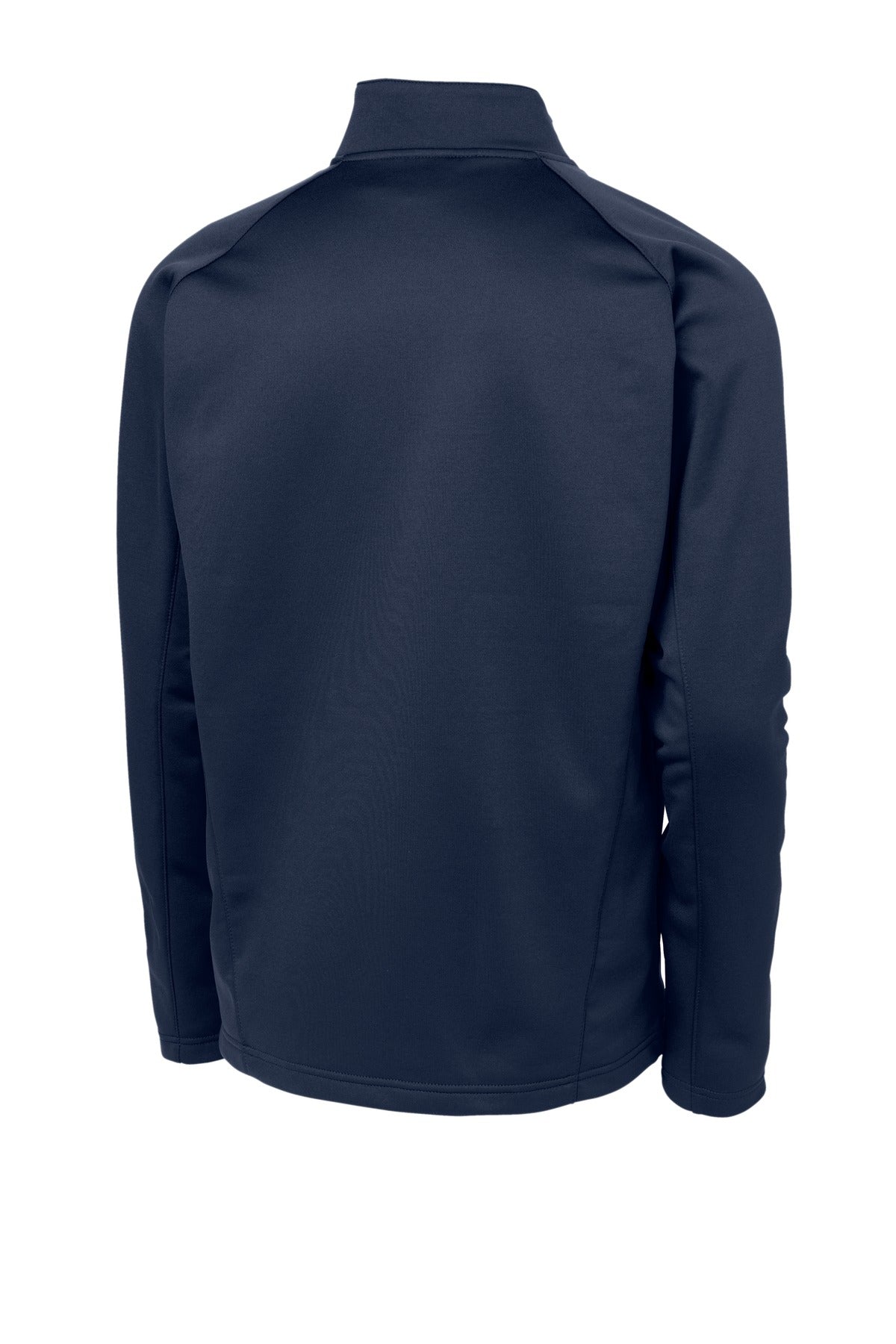 Sport-Tek Sport-Wick Fleece 1/4-Zip Pullover - Navy/ Silver
