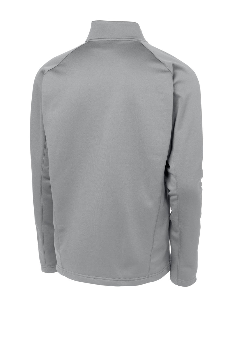 Sport-Tek Sport-Wick Fleece 1/4-Zip Pullover - Silver/ Black