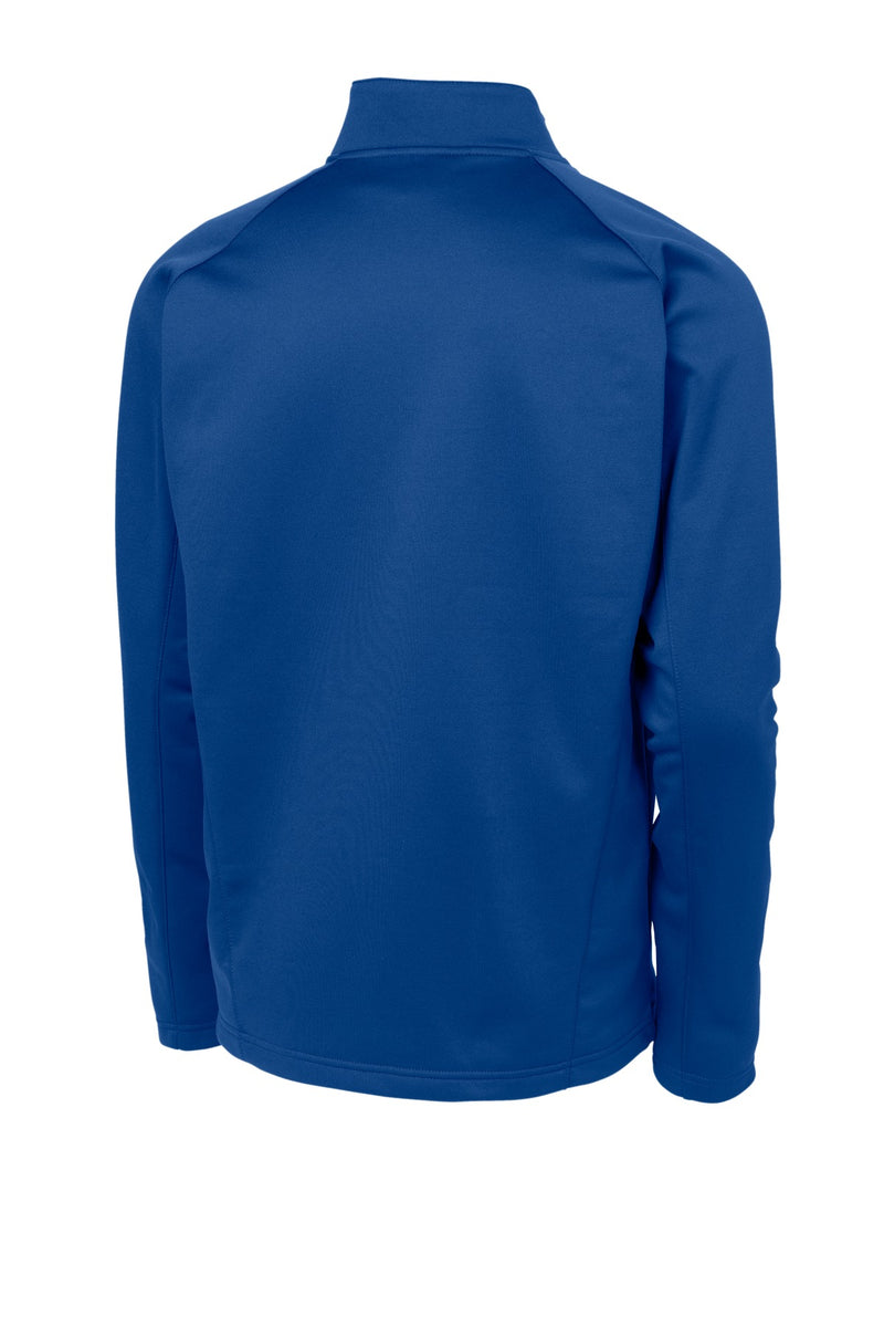 Sport-Tek Sport-Wick Fleece 1/4-Zip Pullover - True Royal/ Silver