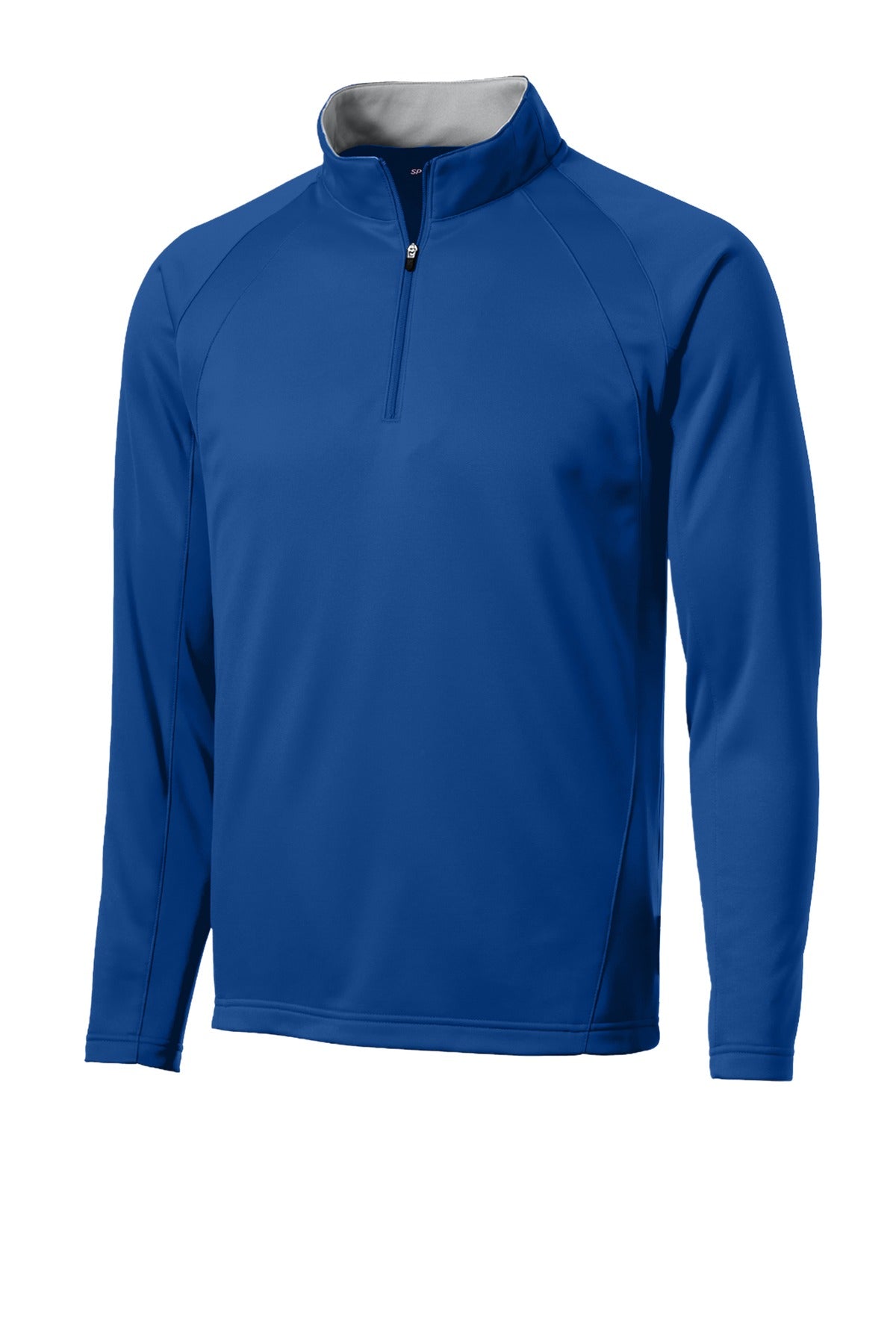 Sport-Tek Sport-Wick Fleece 1/4-Zip Pullover - True Royal/ Silver