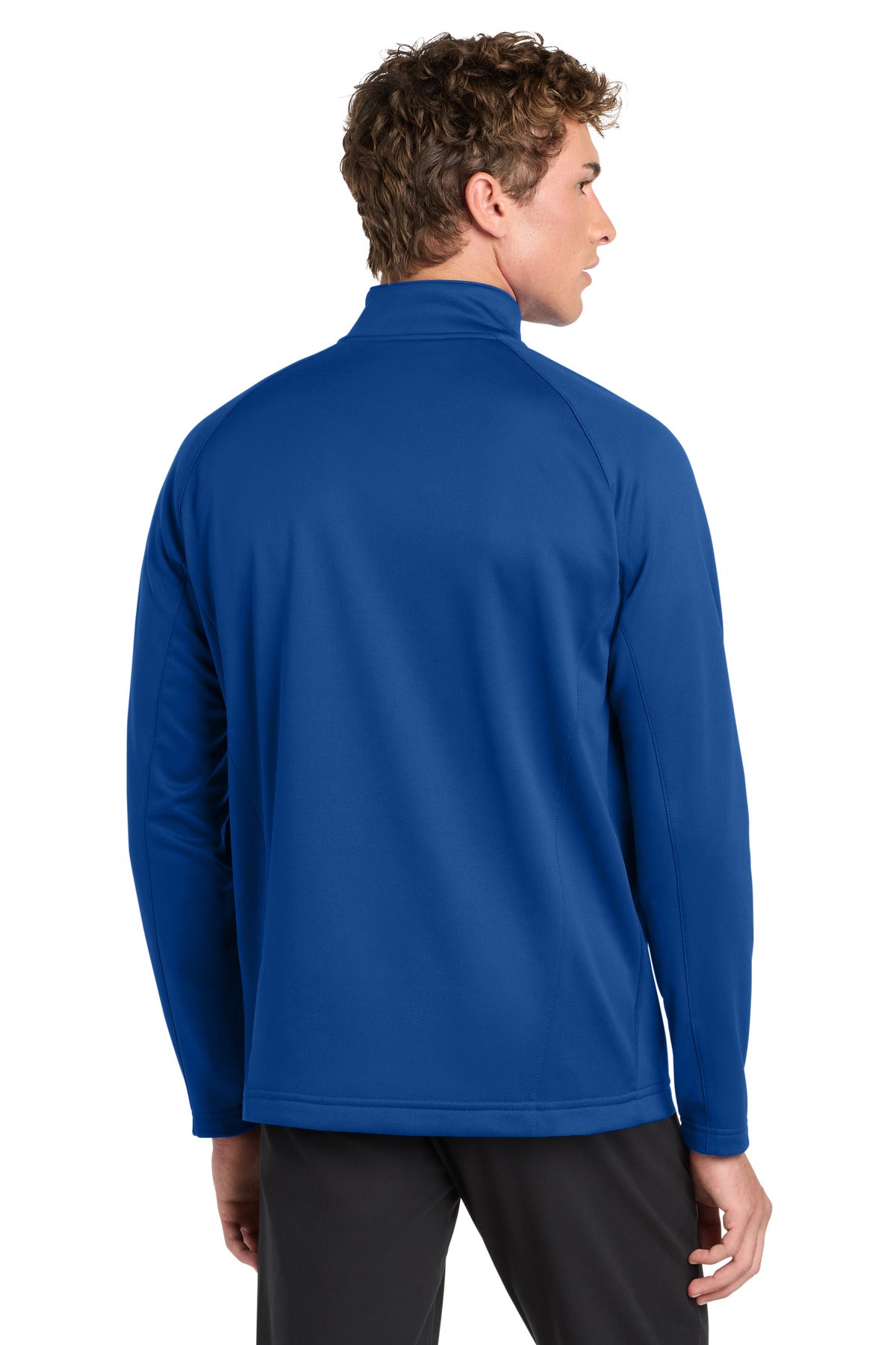 Sport-Tek Sport-Wick Fleece 1/4-Zip Pullover - True Royal/ Silver