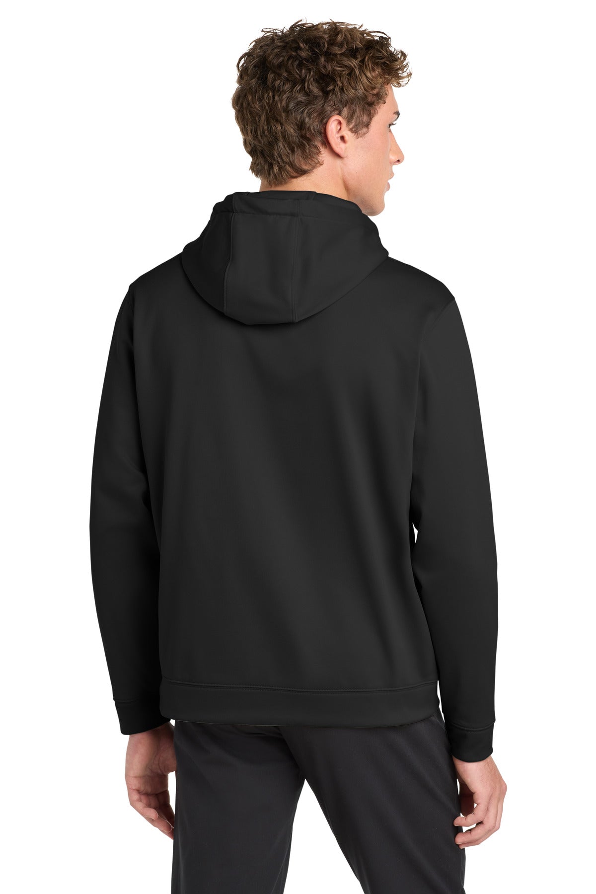 Sport-Tek Sport-Wick Fleece Hooded Pullover - Black